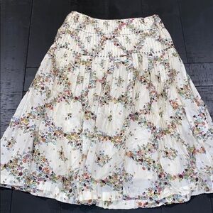 David Meister Pleated Flare Skirt‌‌‌‌‌.‌‌‌‌